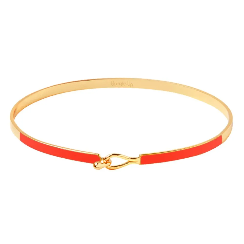 BANGLE UP - LILY tangerine orange bracelet