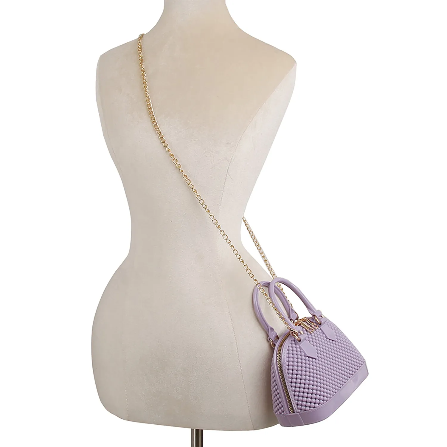 Beaded Candy Jelly Dome Satchel
