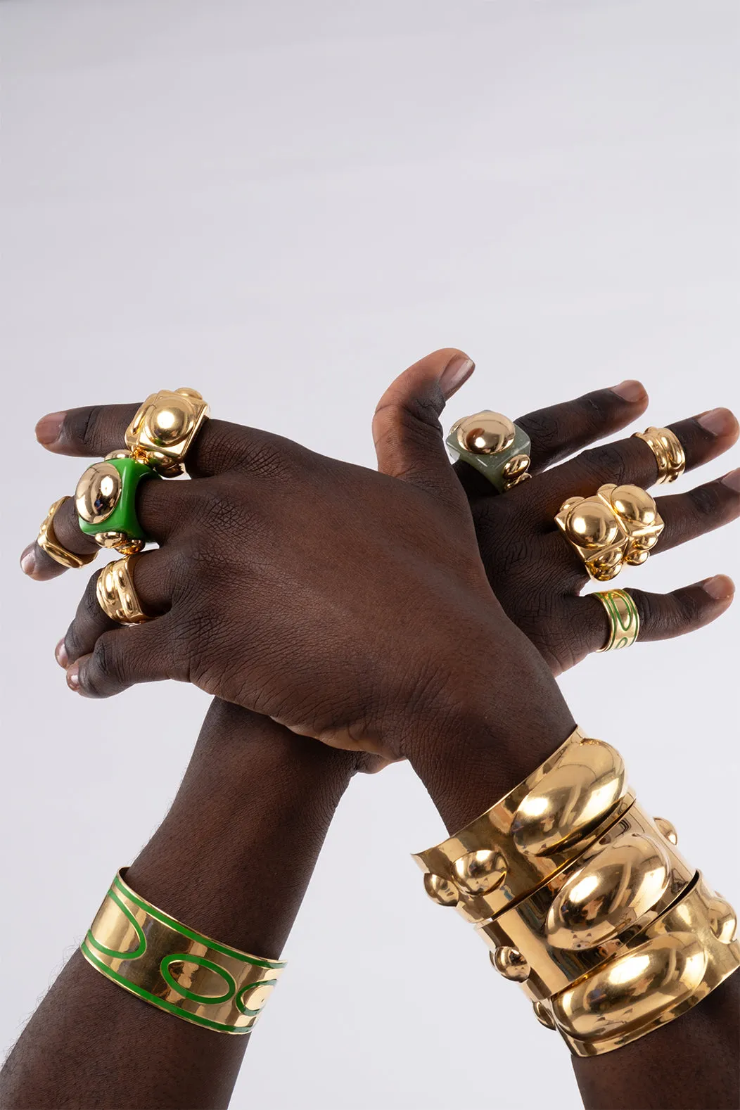 Better Alone Gold Bangle