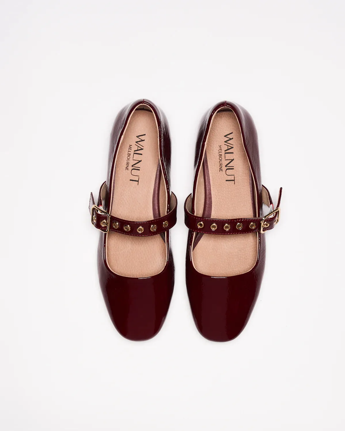 Bianca Leather Ballet - Red Patent