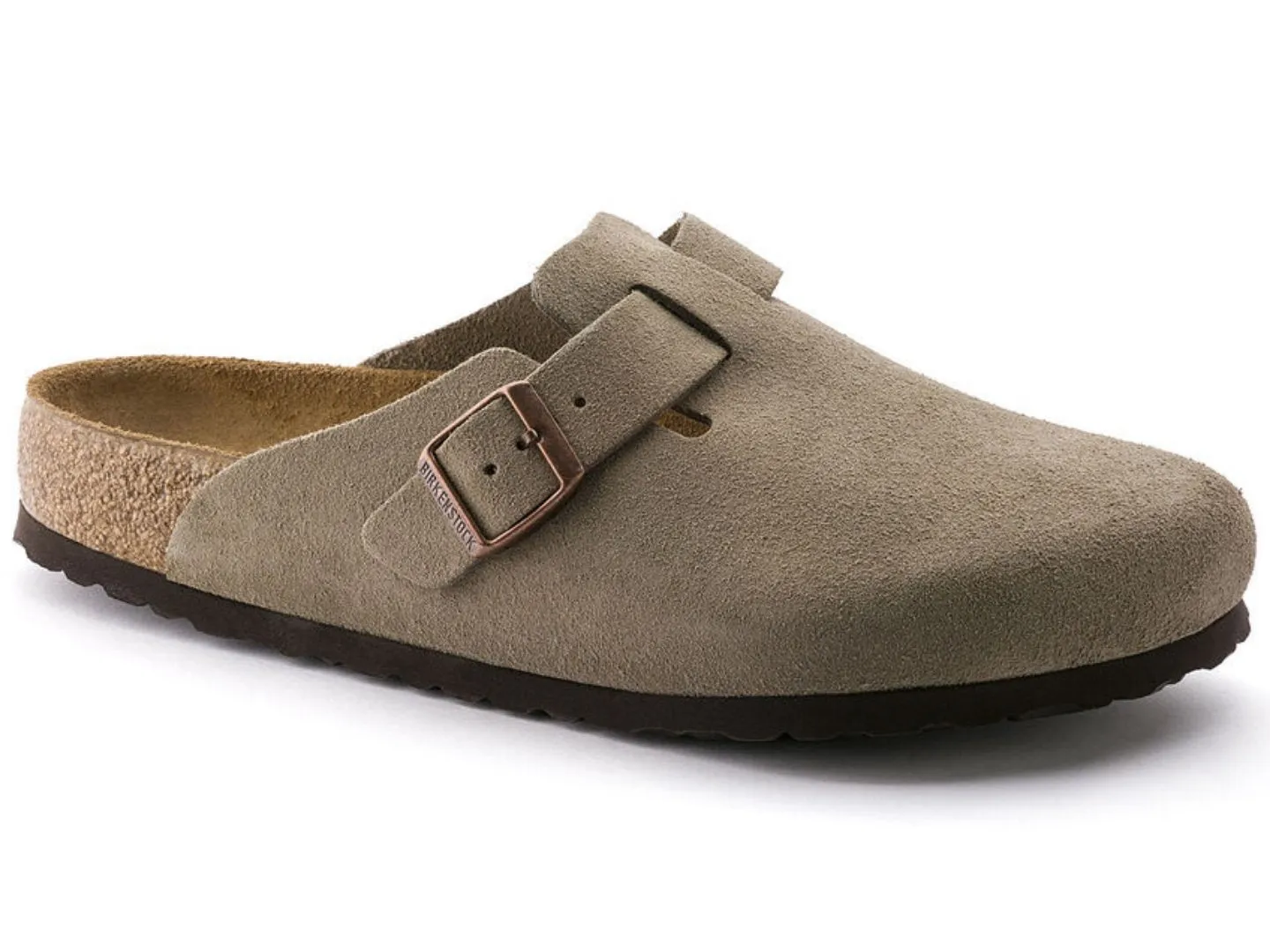 Birkenstock: Boston in Taupe