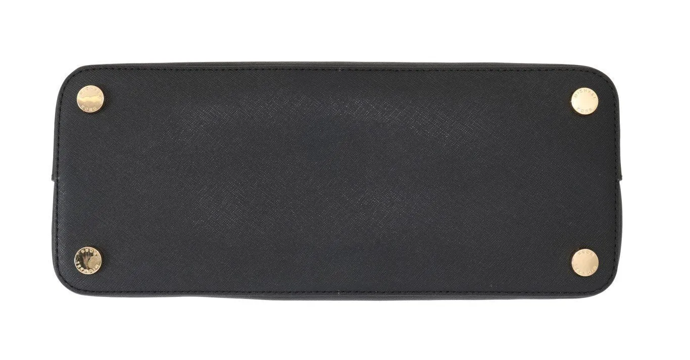 Black EMMY Leather Satchel Bag