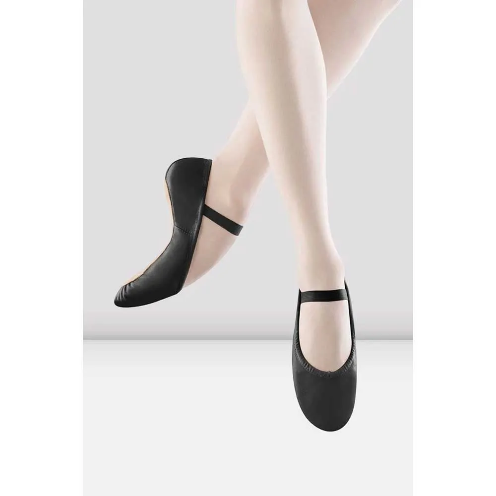 Bloch Dansoft Leather Ballet Shoes SO205G - Black - Children's