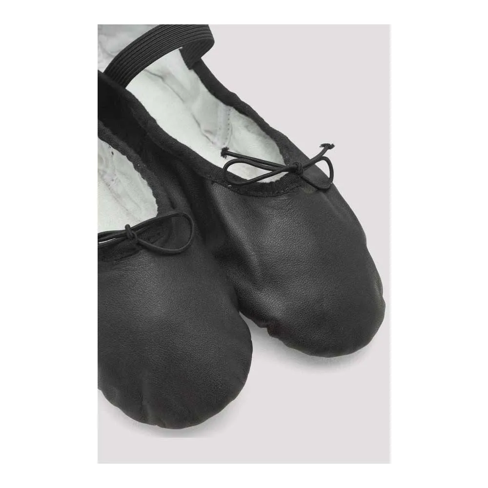 Bloch Dansoft Leather Ballet Shoes SO205G - Black - Children's