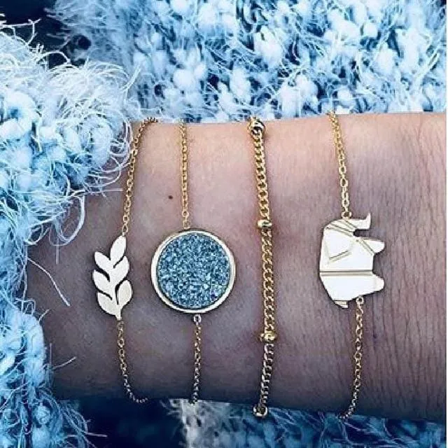 Boho Styled Bracelet Set