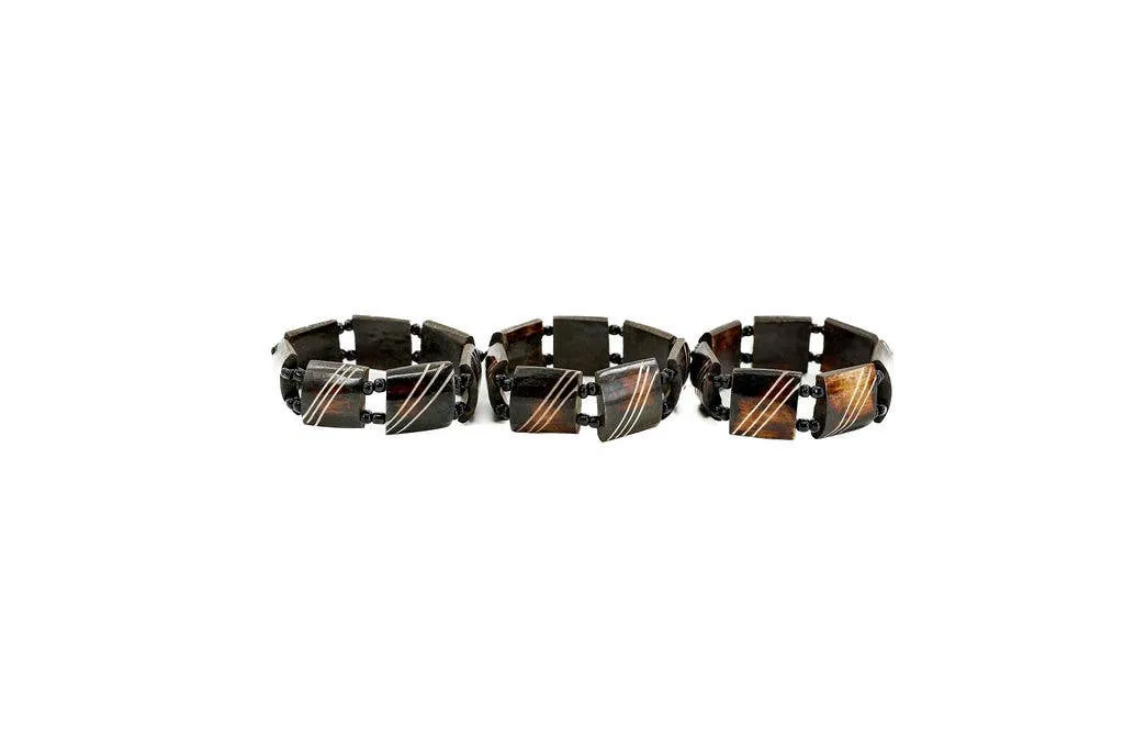 Bone Bracelets, Set of 12