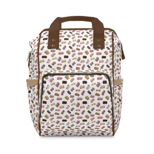 Boobie Print Diaper Bag Backpack for Breastfeeding Moms