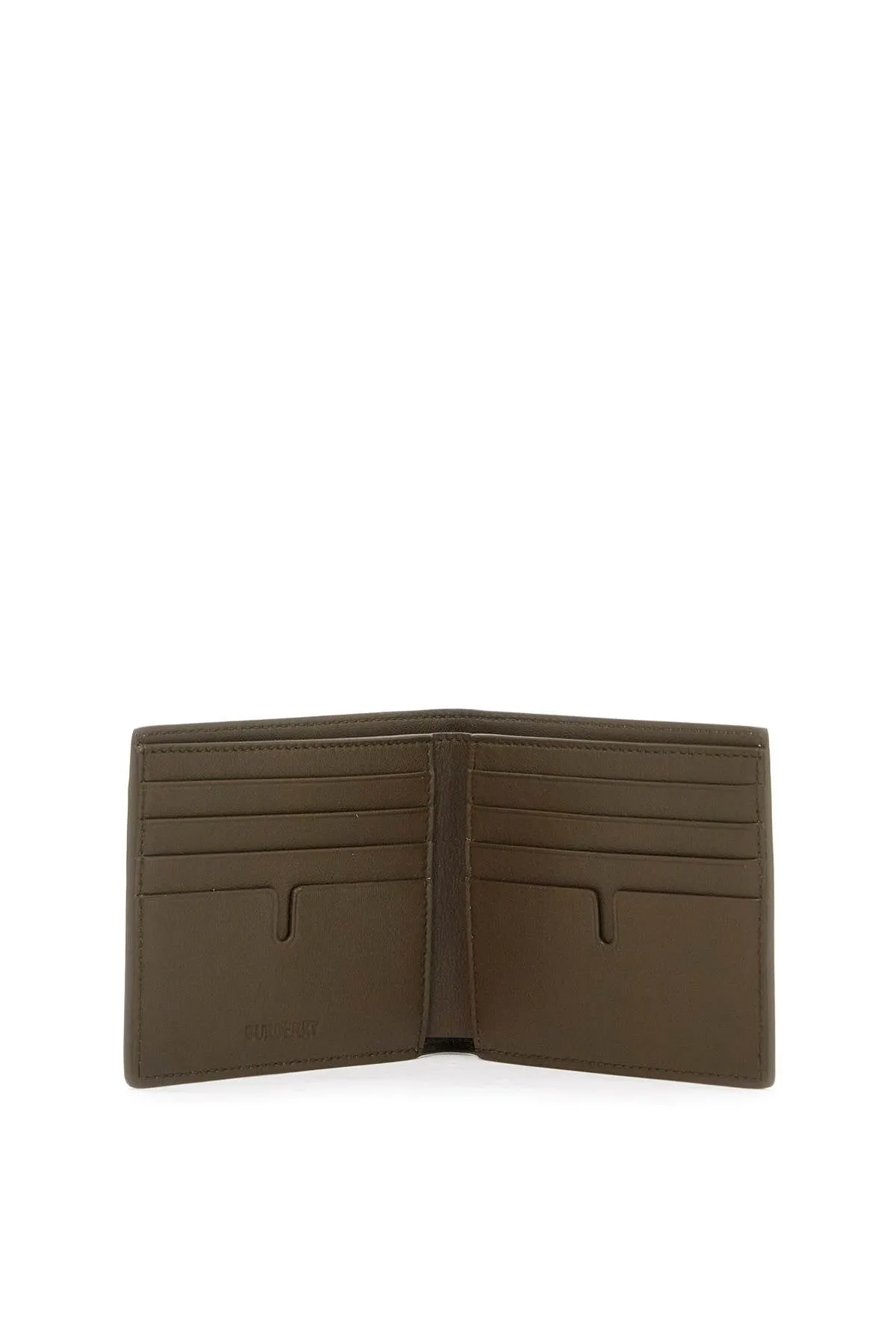 book wallet in coated canvas bi-fold design