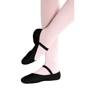 Brice Leather Ballet Slippers Black in Child Sizes