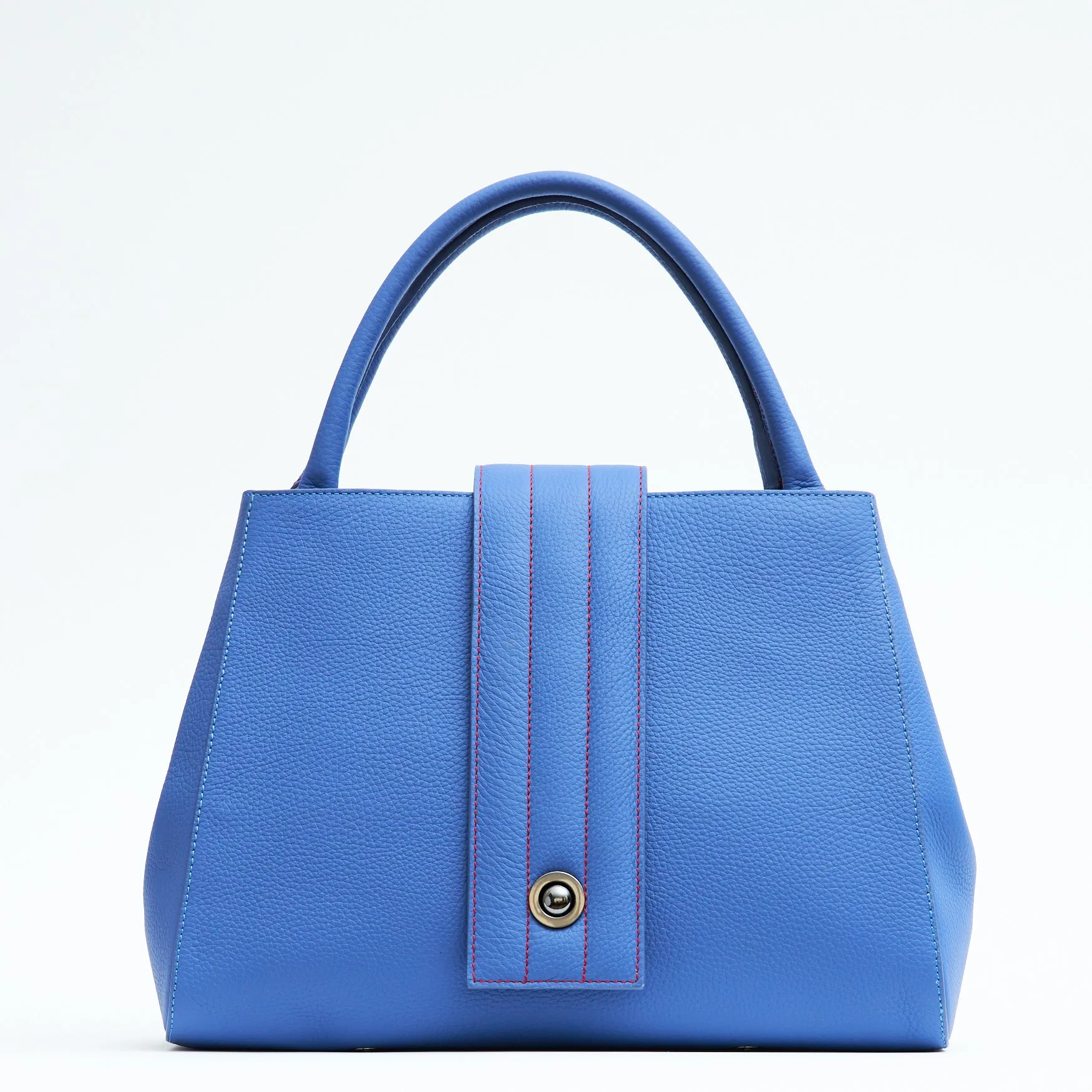briffani lean interchangeable quilted closure tote - hot iris