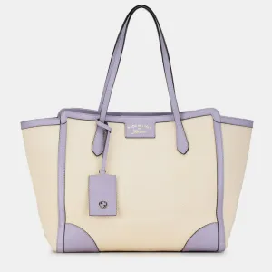 Brown Canvas Swing Tote Bag