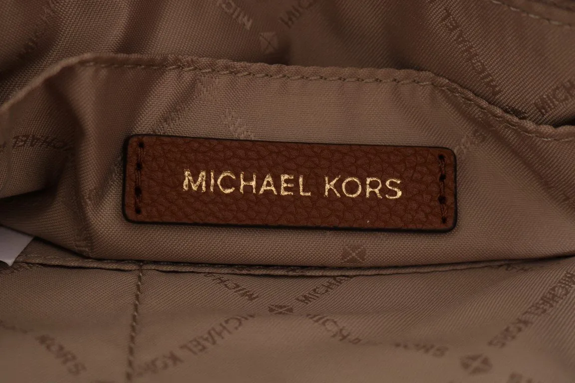 Brown CASSIE Leather Satchel Bag