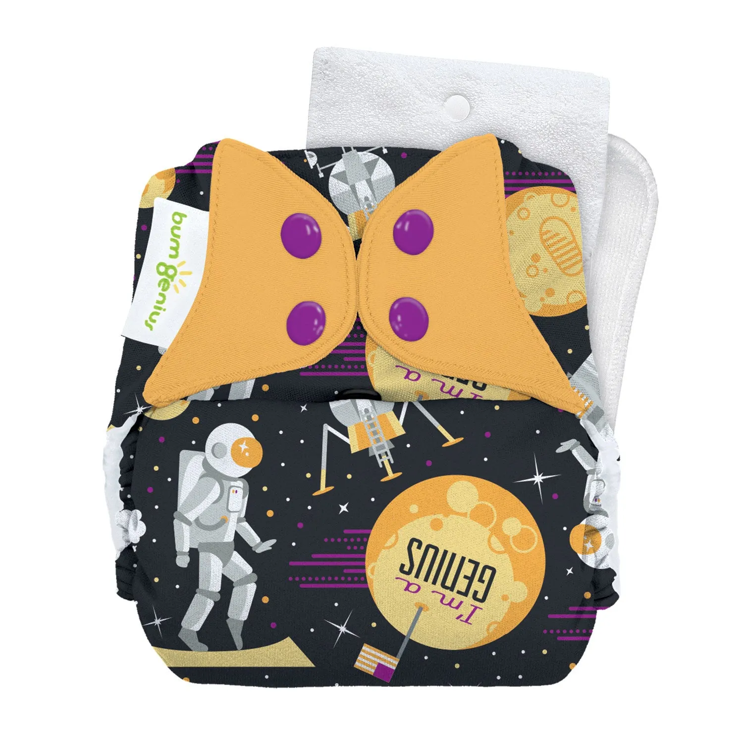 BumGenius Original One-Size Cloth Diaper 5.0 - Covers and inserts (sold separate -see description)