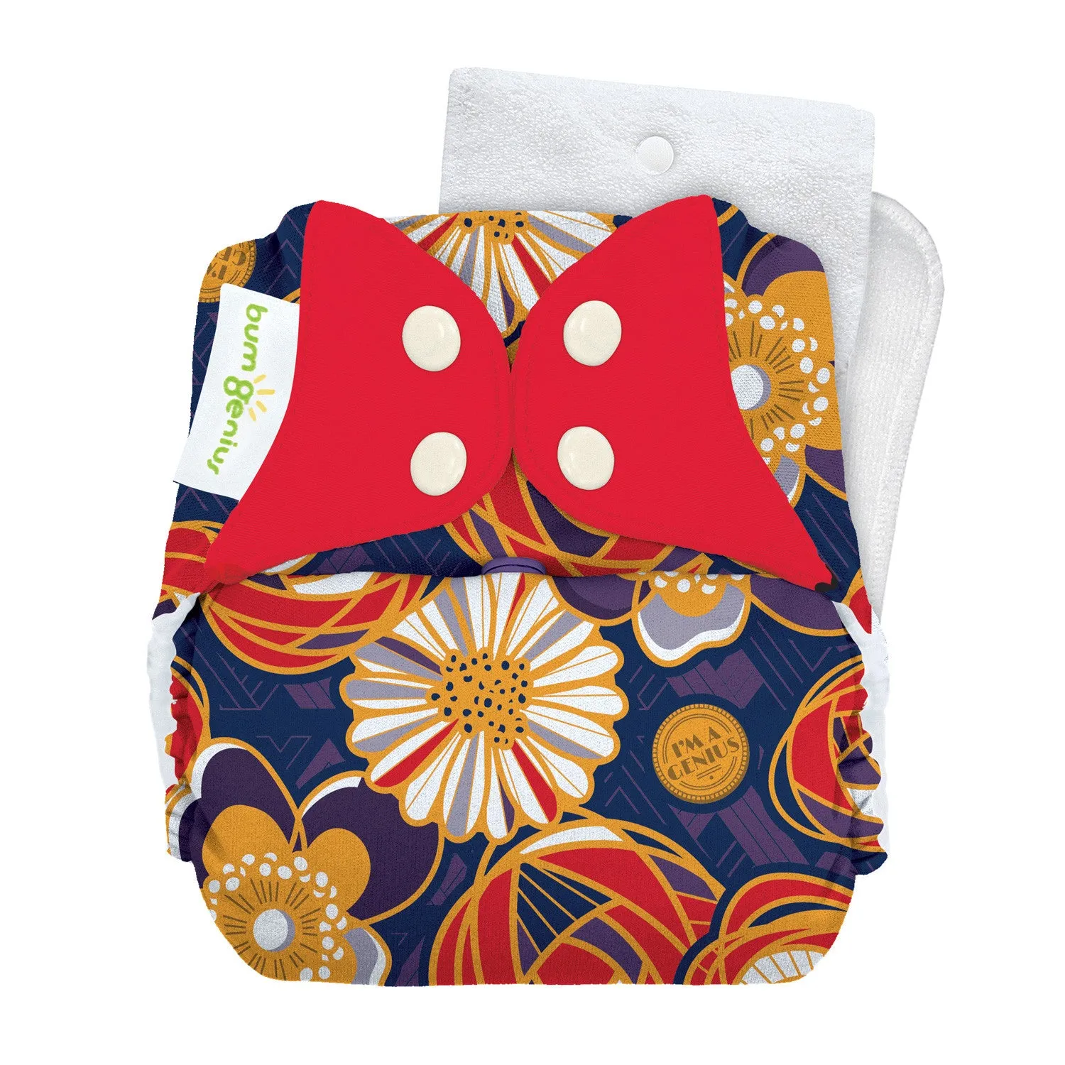 BumGenius Original One-Size Cloth Diaper 5.0 - Covers and inserts (sold separate -see description)