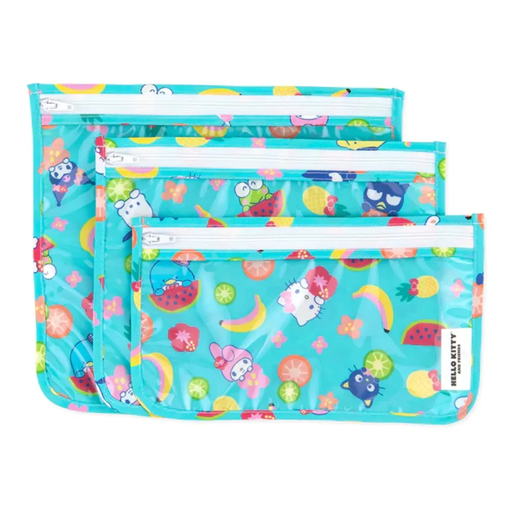 Bumkins | 3pc Travel Bag - Hello Kitty Fruit Punch