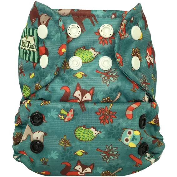 Bummis/Mini Kiwi One Size Pocket Diaper - Snap