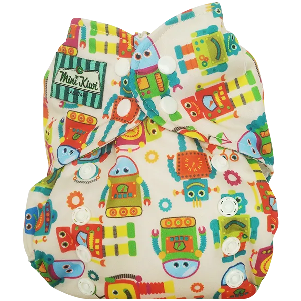 Bummis/Mini Kiwi One Size Pocket Diaper - Snap