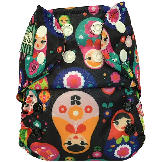 Bummis/Mini Kiwi One Size Pocket Diaper - Snap