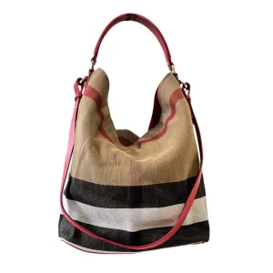 Burberry House Check Ashby Bucket Bag