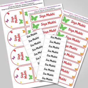 Camping Labels Value Pack | Butterfly