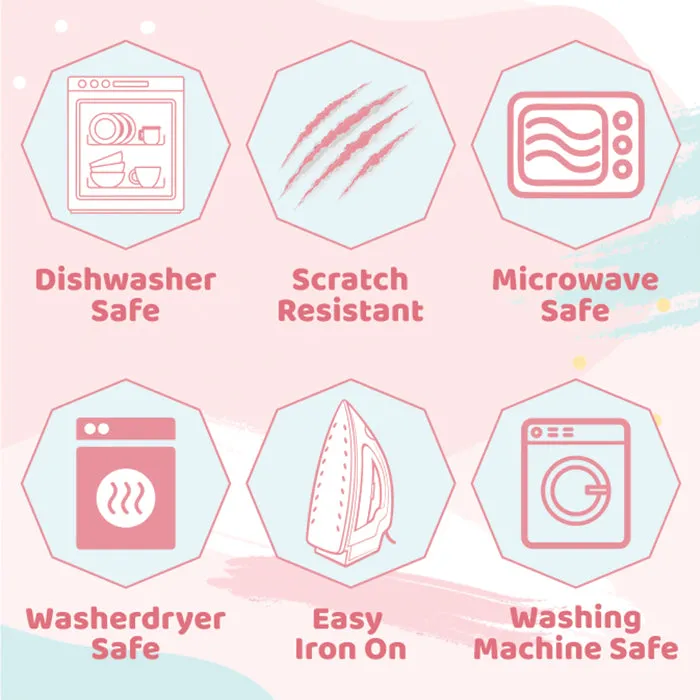 Camping Labels Value Pack | Solid Pink