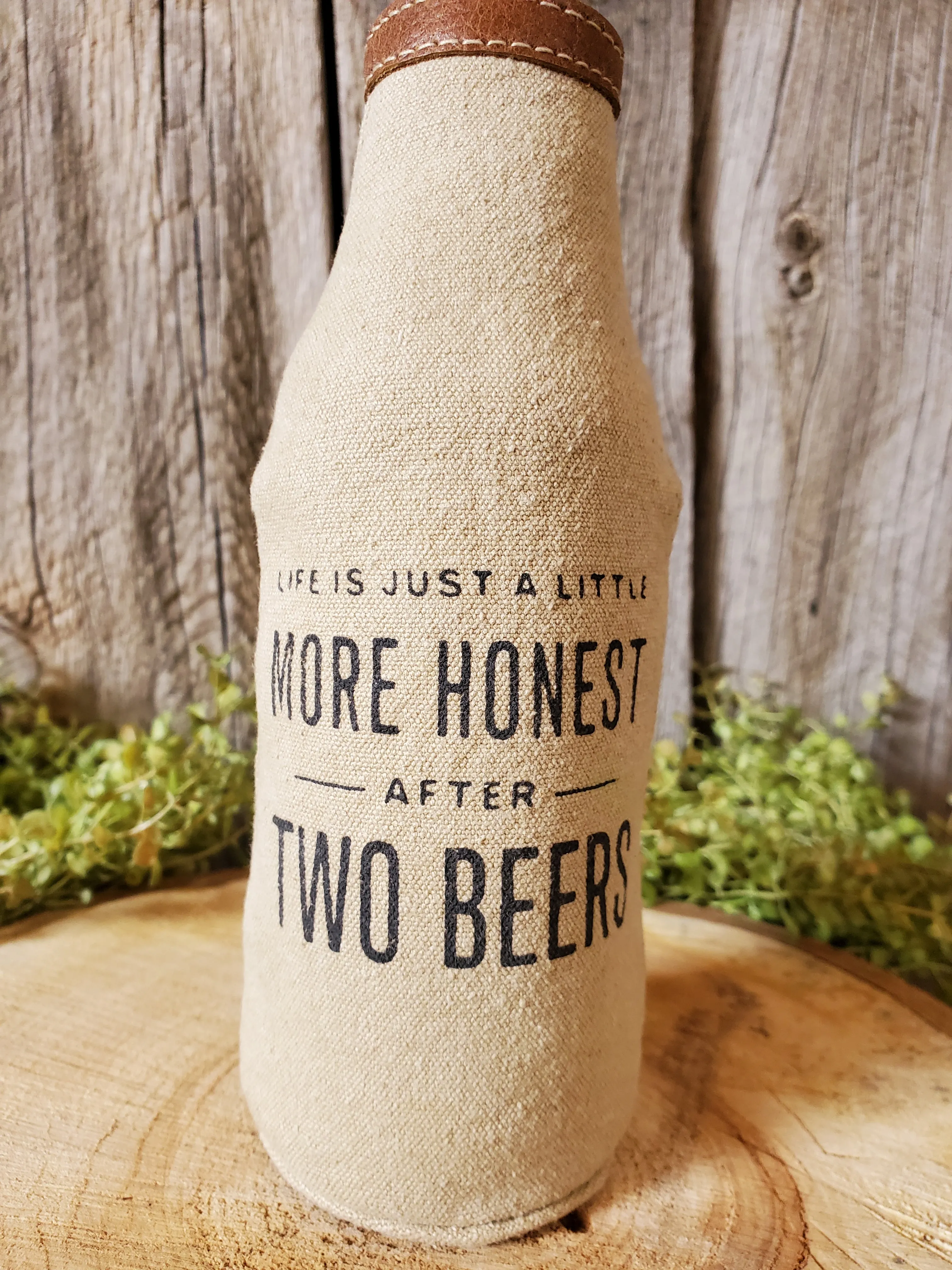 Canvas Beer Bottle Koozies