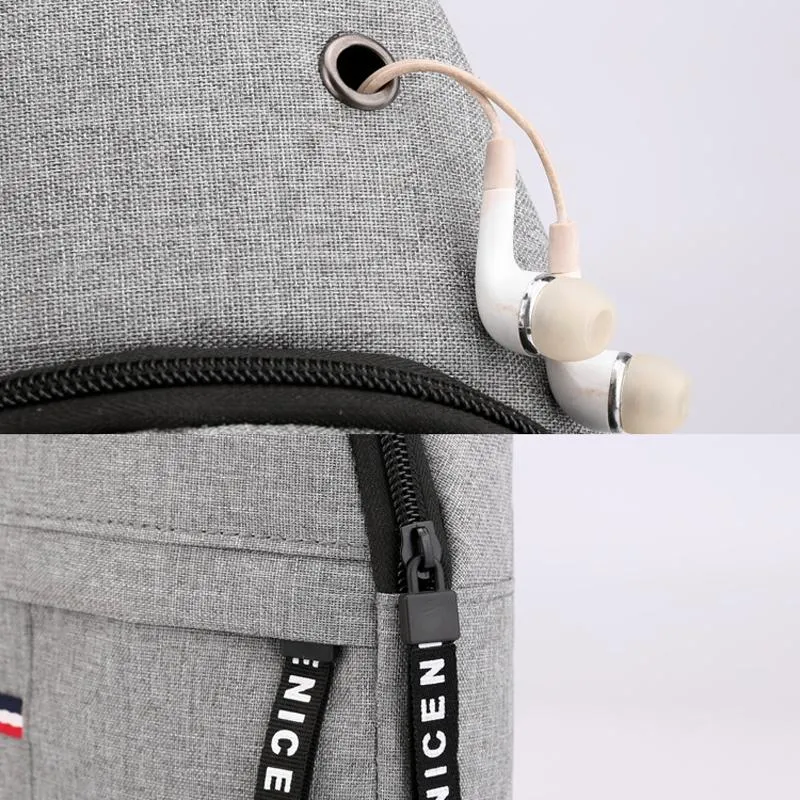 Canvas Crossbody Chest Bag For Men