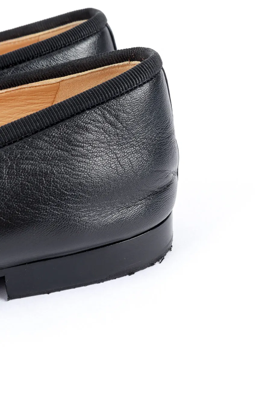 Cap Toe Leather Ballet Flats II
