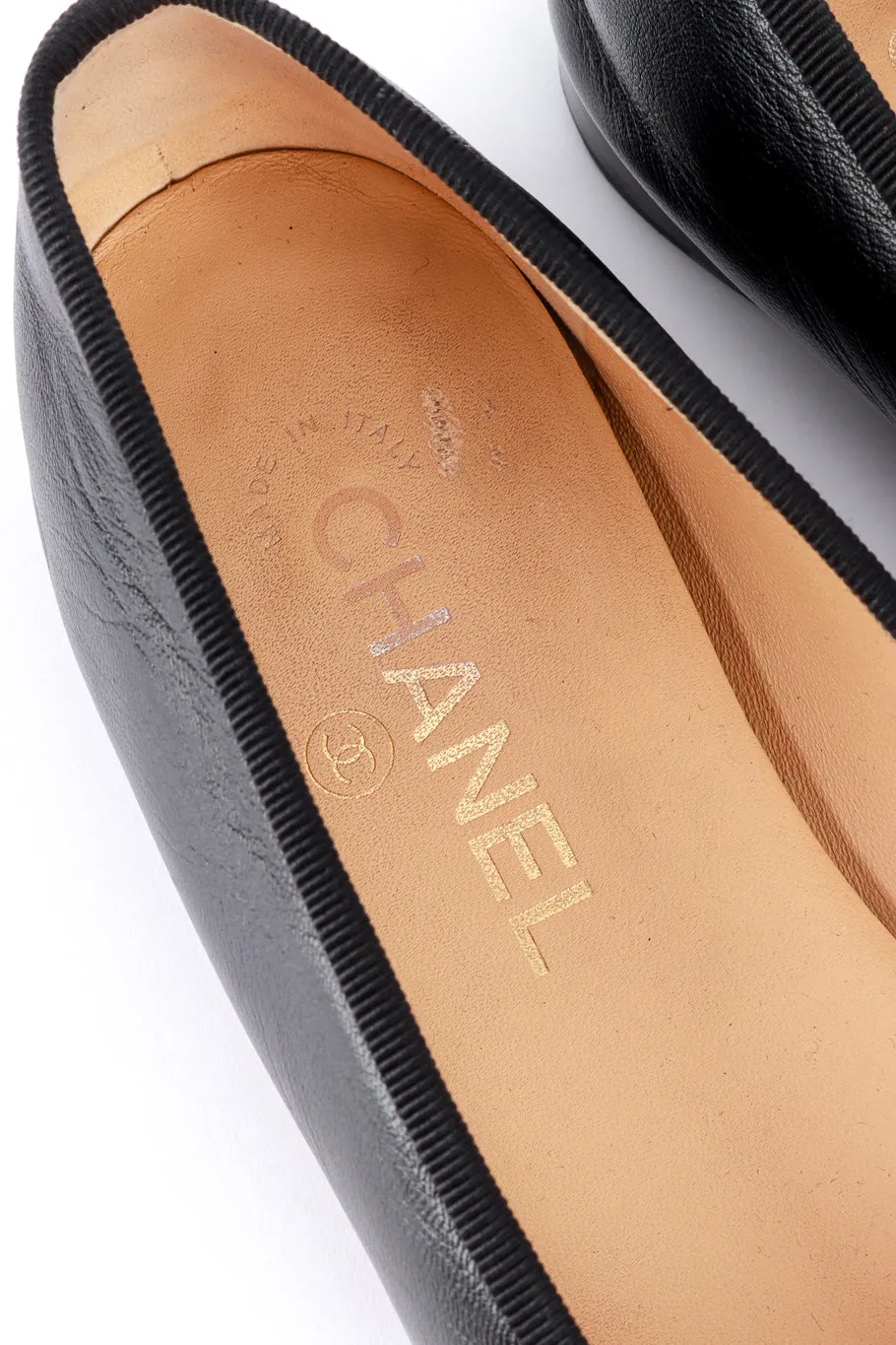 Cap Toe Leather Ballet Flats II