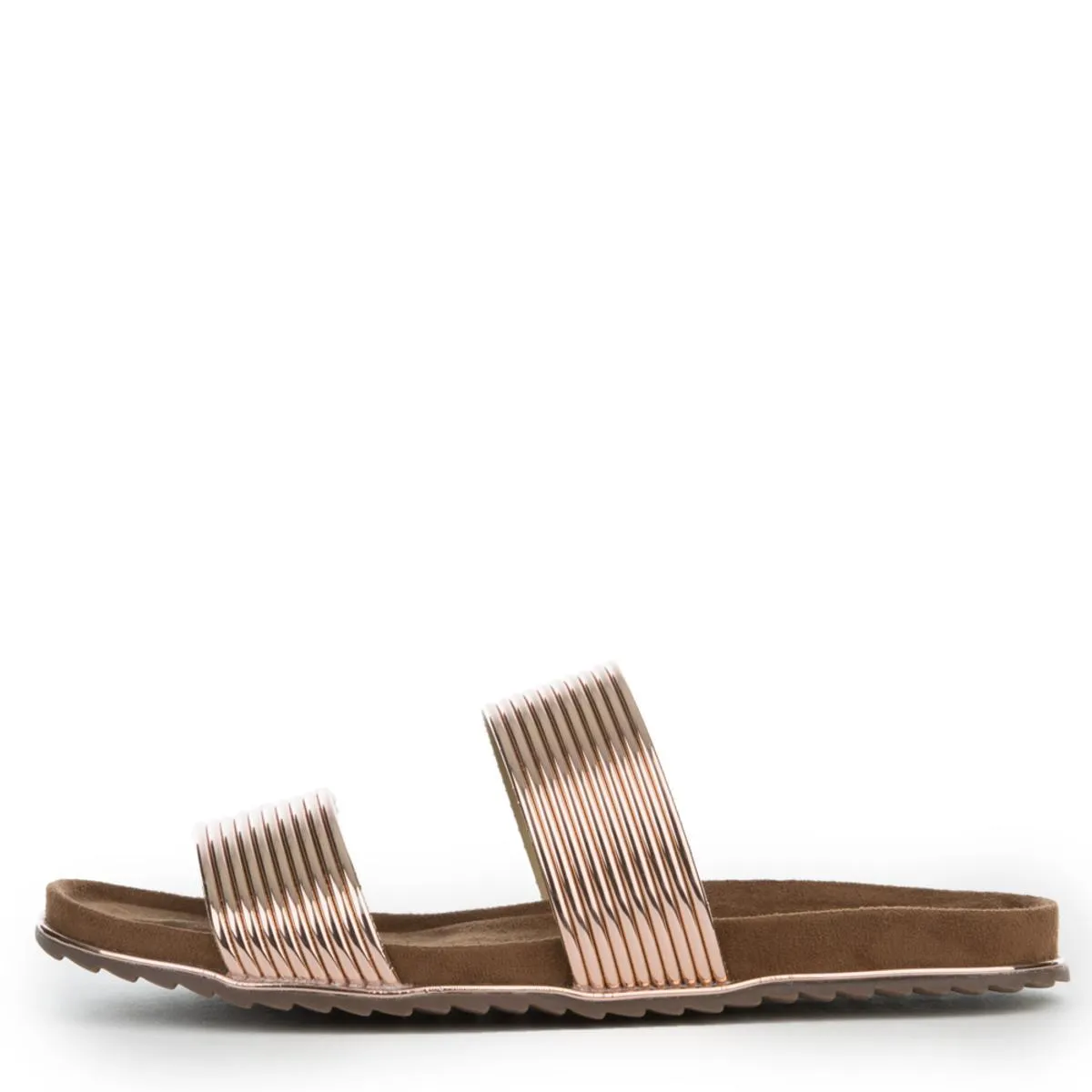 Cape Robbin Alisa-1 Rose Gold Sandals Rose Gold