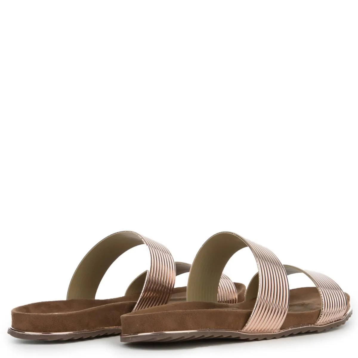 Cape Robbin Alisa-1 Rose Gold Sandals Rose Gold