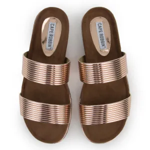 Cape Robbin Alisa-1 Rose Gold Sandals Rose Gold