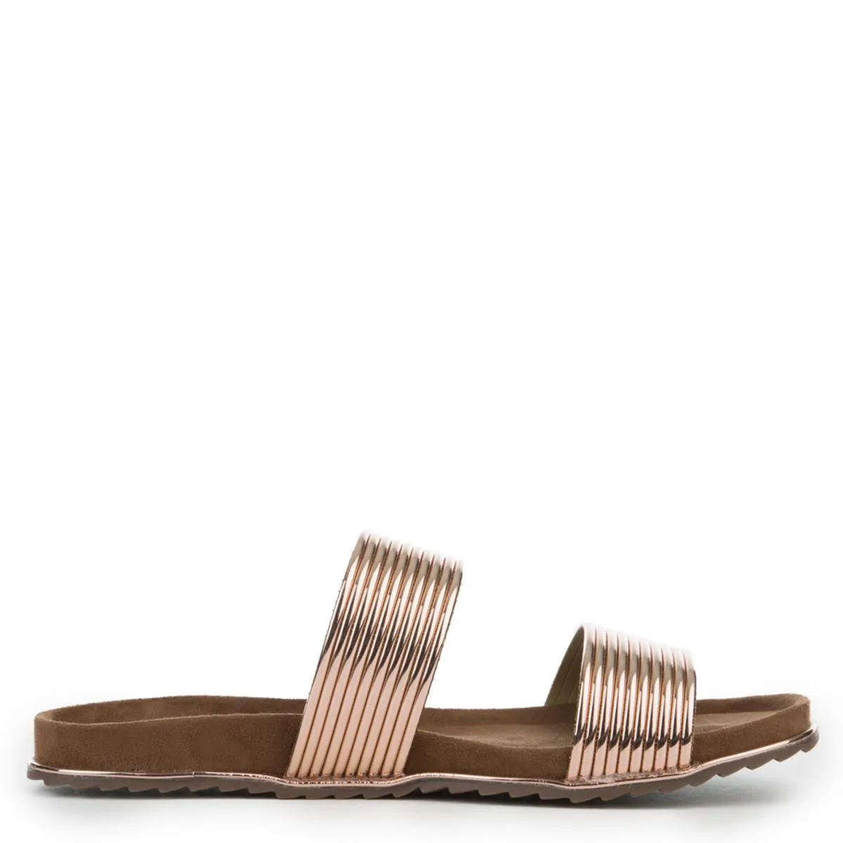Cape Robbin Alisa-1 Rose Gold Sandals Rose Gold