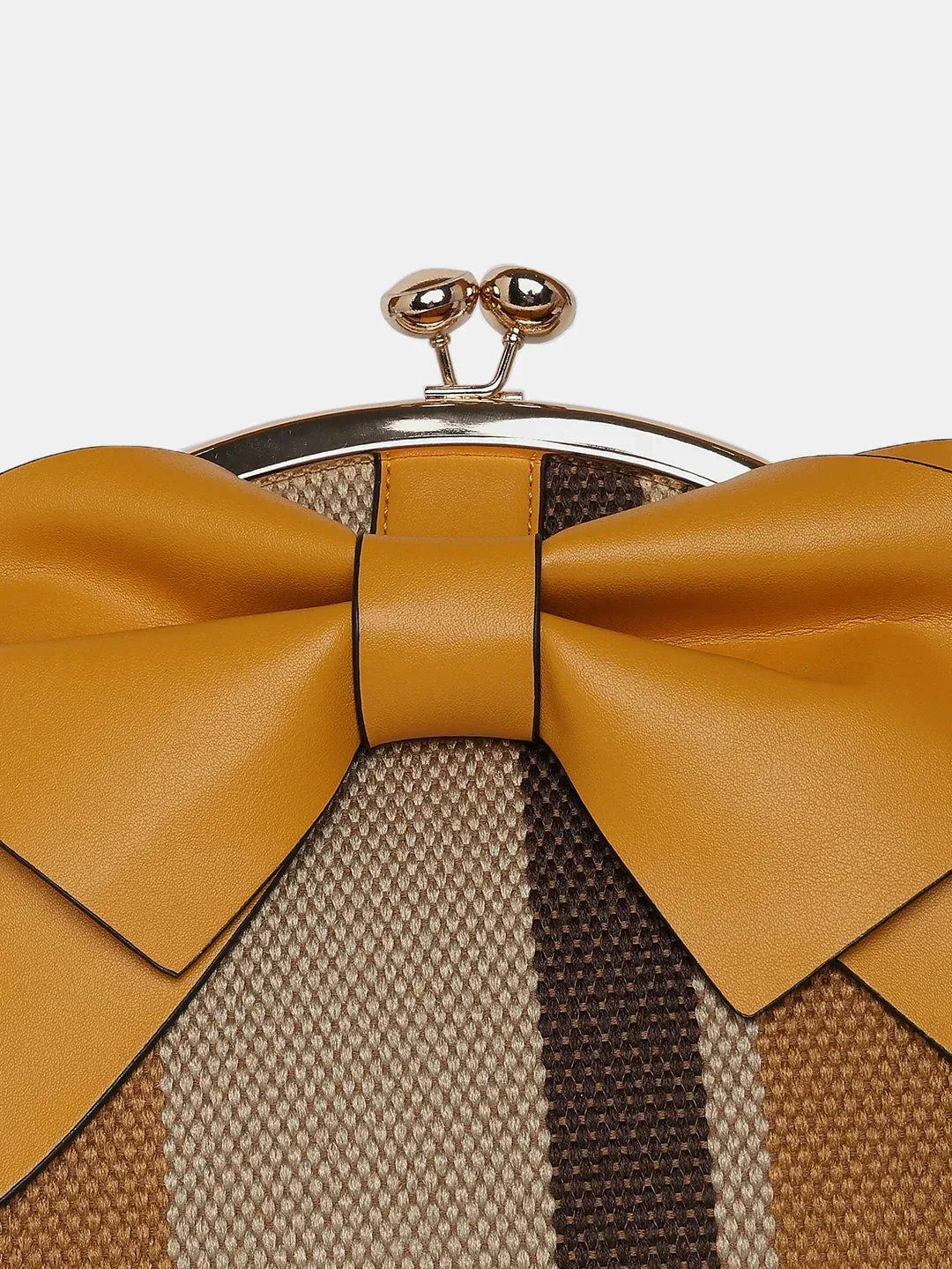 Caprese Alessia Large Yellow Satchel Bag