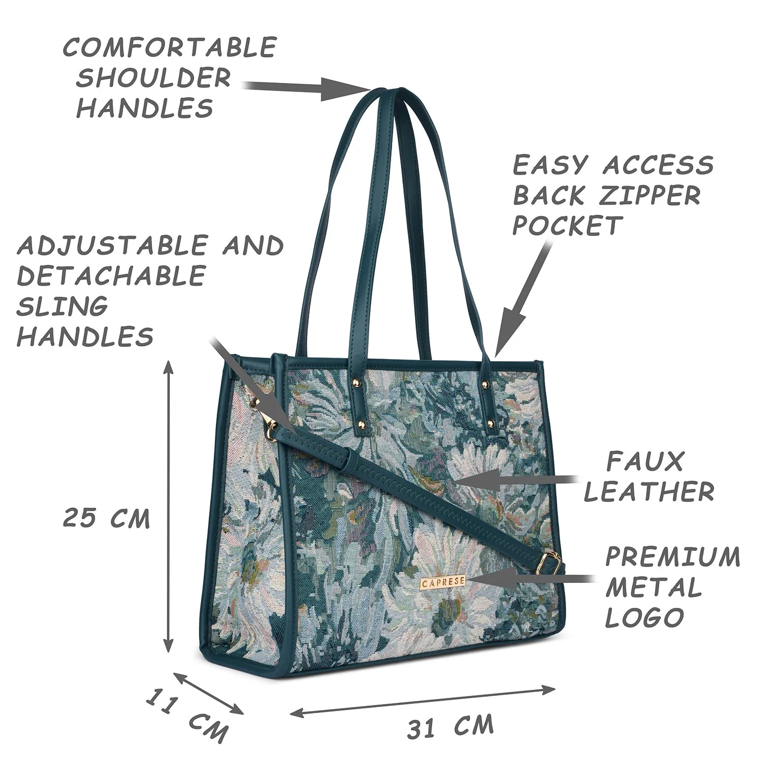 Caprese Brandi Large Satchel Bag
