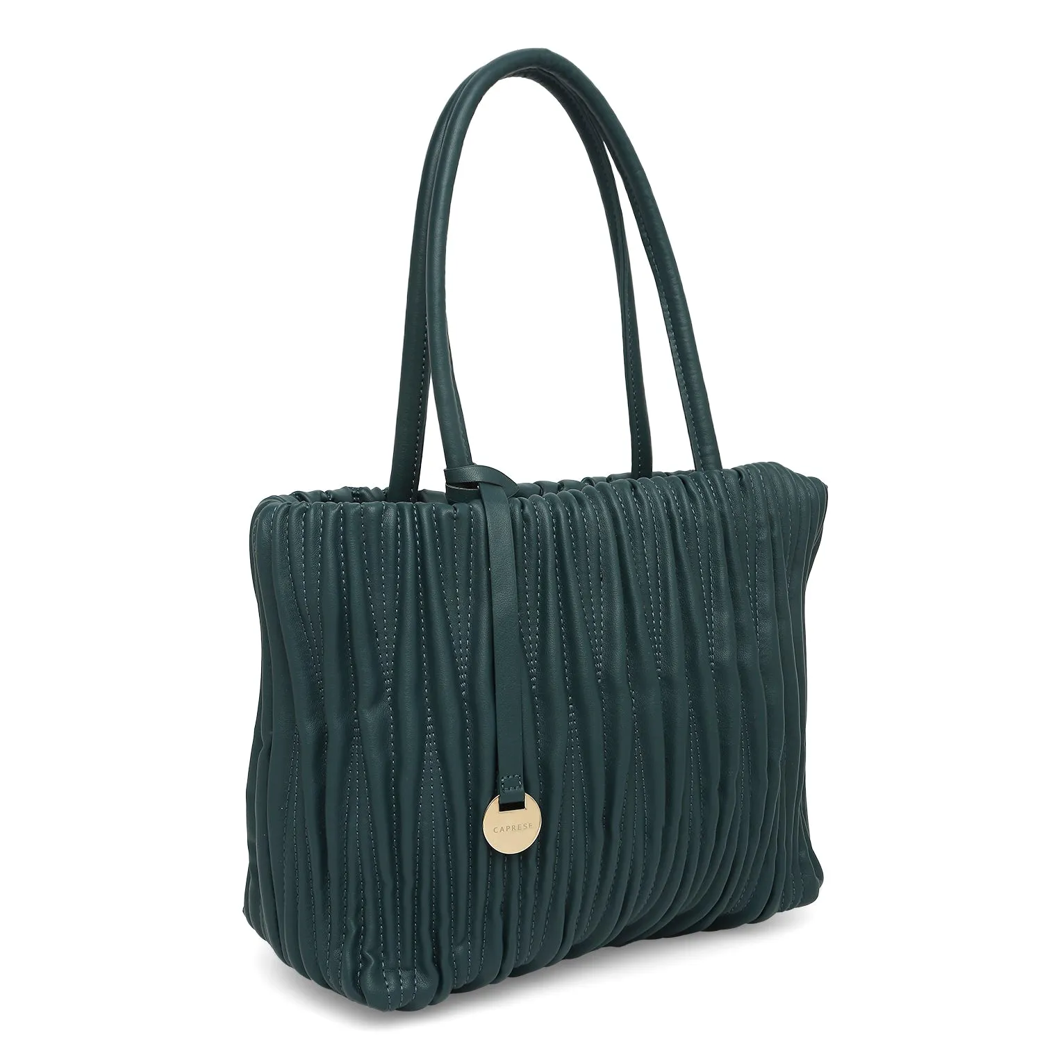 Caprese Dasha Medium Teal Satchel Bag