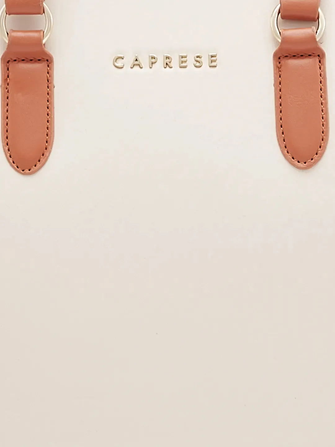 Caprese Foxy Large Cream Satchel Bag