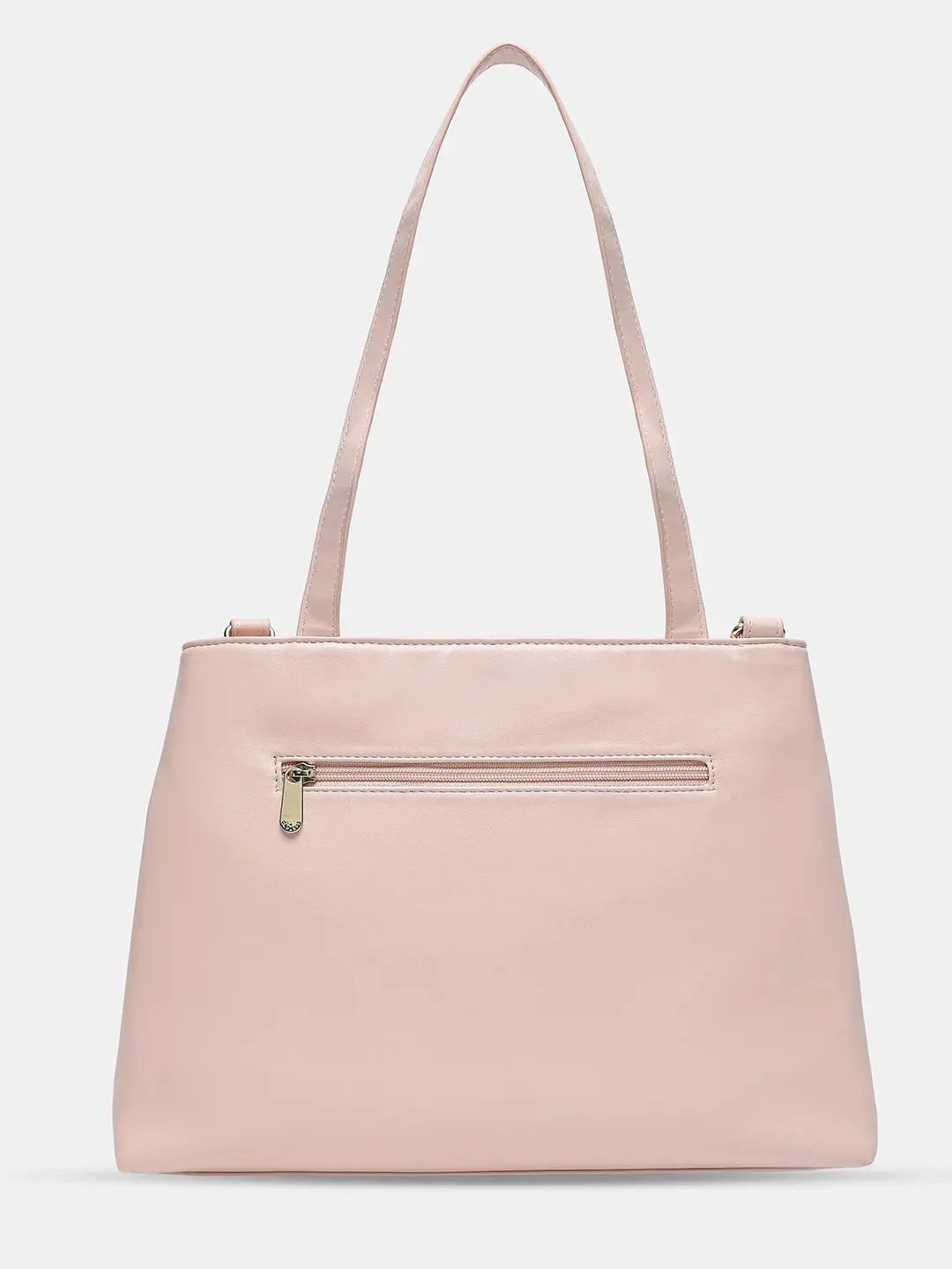 Caprese Merida Large Printed Blush Satchel Bag