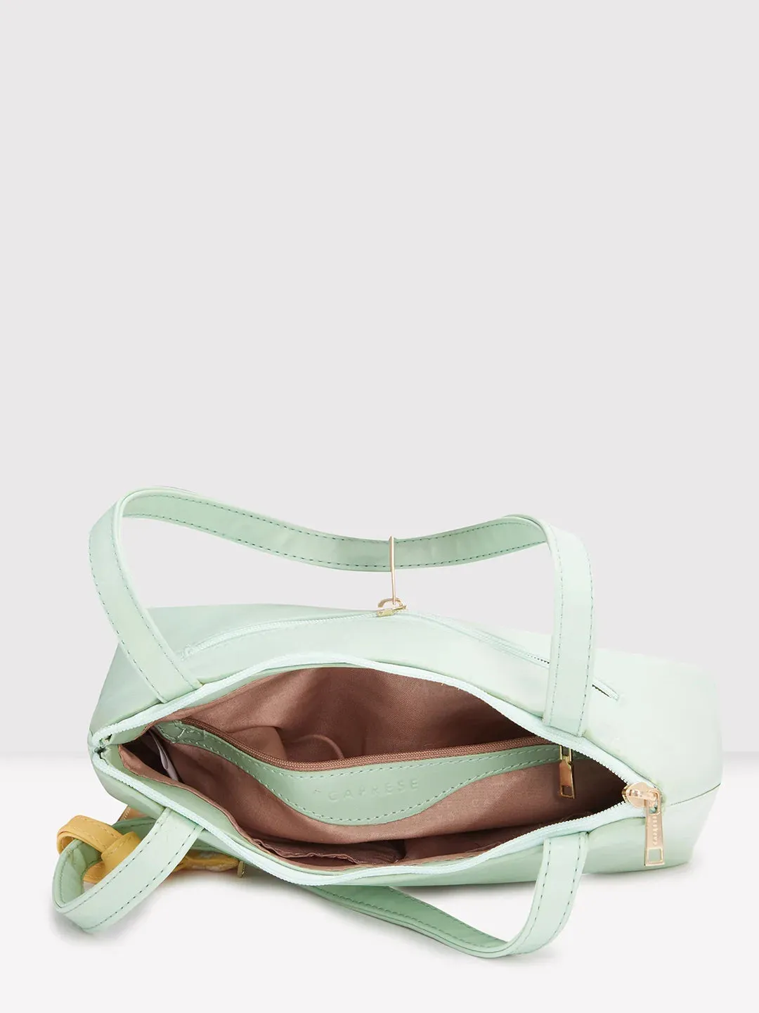 Caprese Pyxis Small Mint Satchel Bag