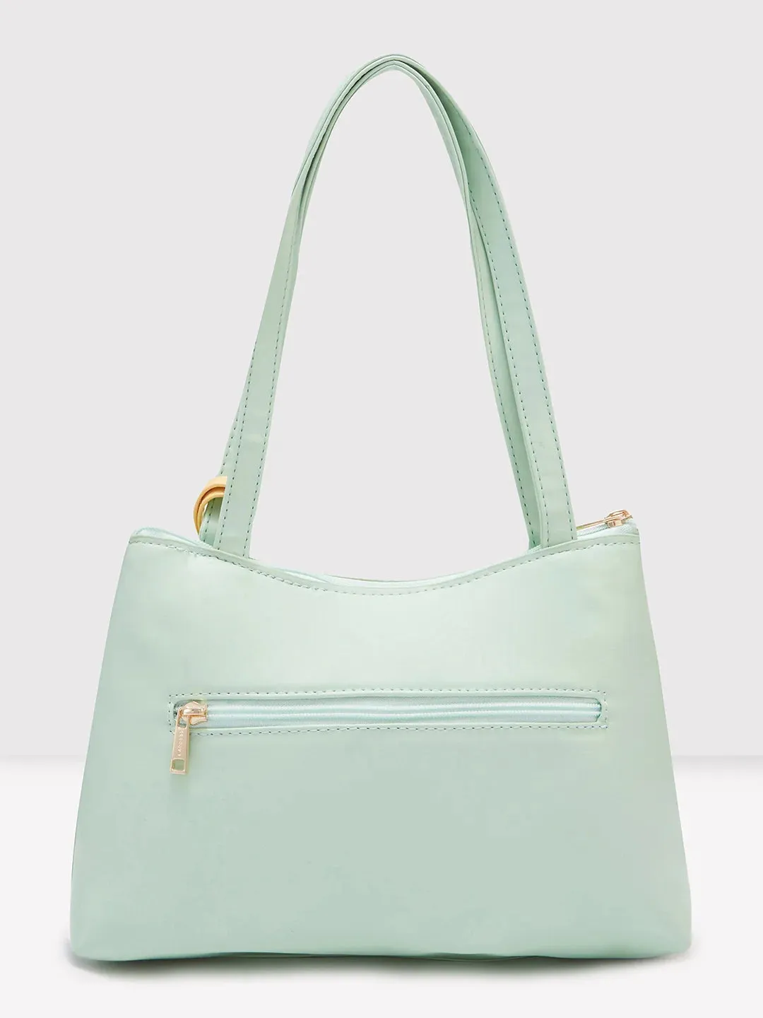 Caprese Pyxis Small Mint Satchel Bag