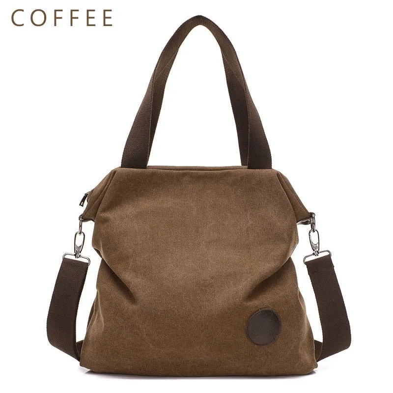 Casual Tote Women's Handbag Shoulder Crossbody Handbags Canvas Leather Fast Shipping New