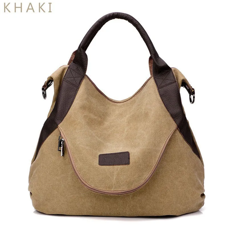 Casual Tote Women's Handbag Shoulder Crossbody Handbags Canvas Leather Fast Shipping New