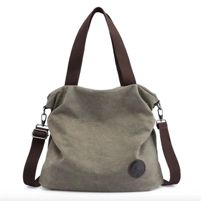Casual Tote Women's Handbag Shoulder Crossbody Handbags Canvas Leather Fast Shipping New