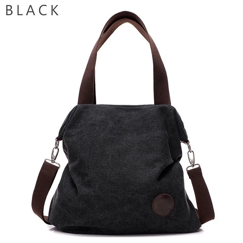 Casual Tote Women's Handbag Shoulder Crossbody Handbags Canvas Leather Fast Shipping New