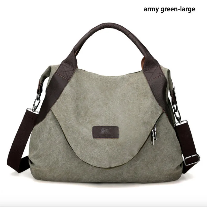 Casual Tote Women's Handbag Shoulder Crossbody Handbags Canvas Leather Fast Shipping New