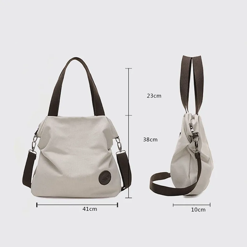 Casual Tote Women's Handbag Shoulder Crossbody Handbags Canvas Leather Fast Shipping New