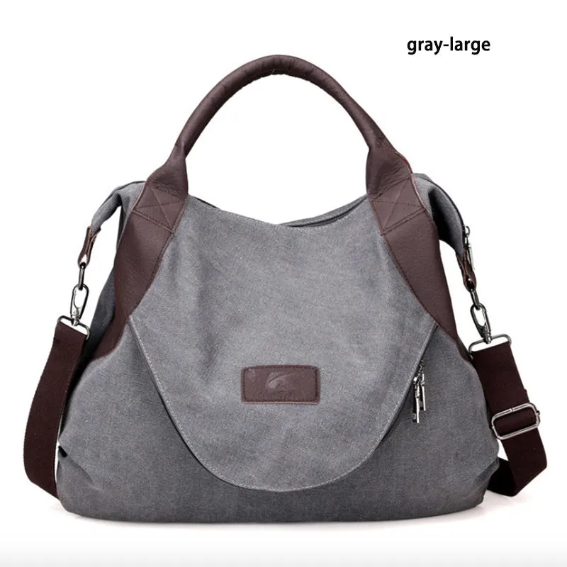 Casual Tote Women's Handbag Shoulder Crossbody Handbags Canvas Leather Fast Shipping New