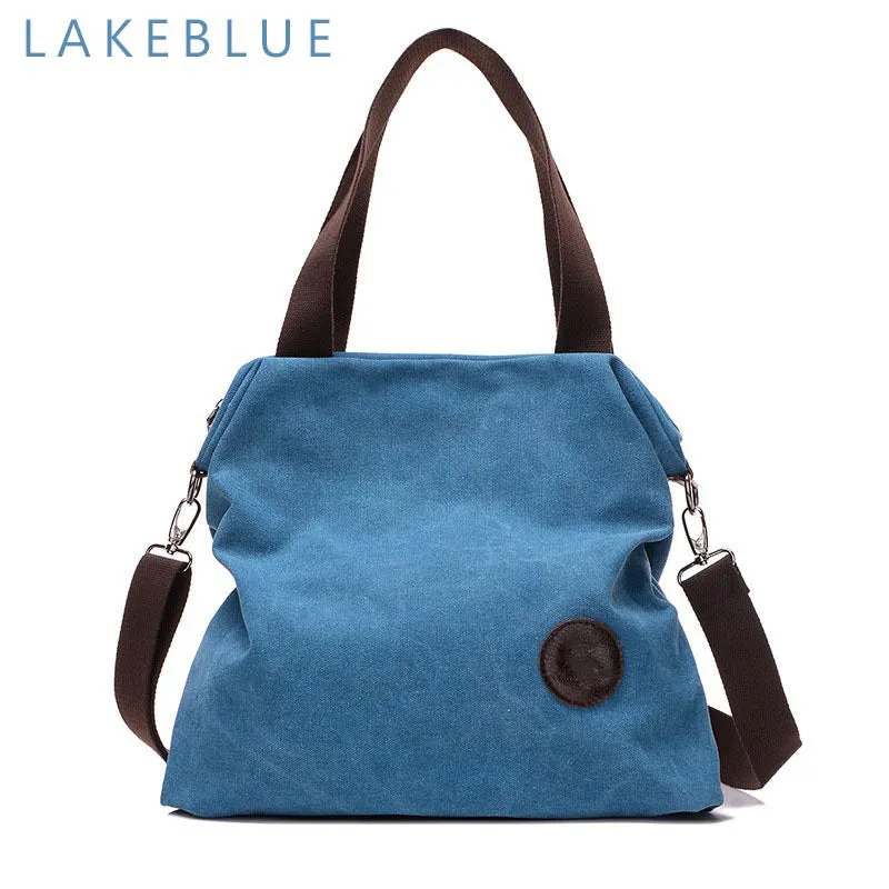 Casual Tote Women's Handbag Shoulder Crossbody Handbags Canvas Leather Fast Shipping New