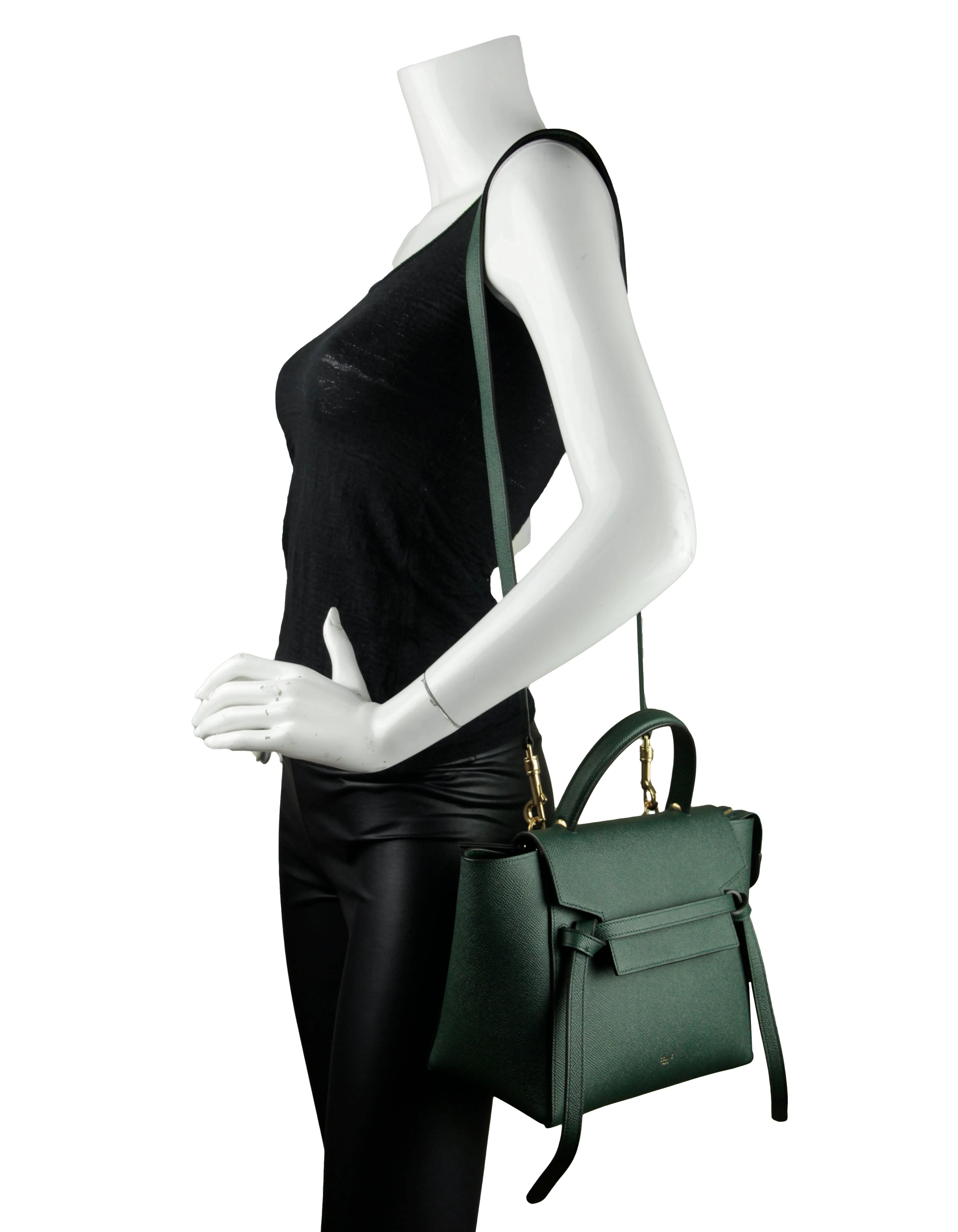 Celine Amazone Grained Leather Micro Belt Bag