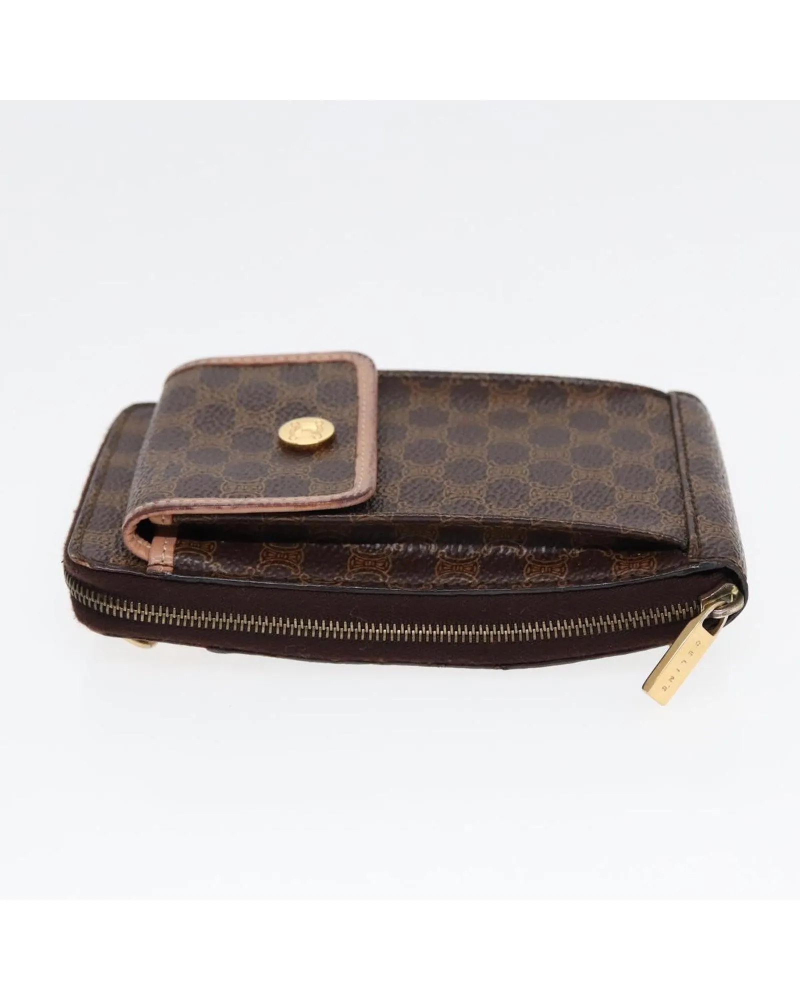 CELINE Macadam Phone Pouch